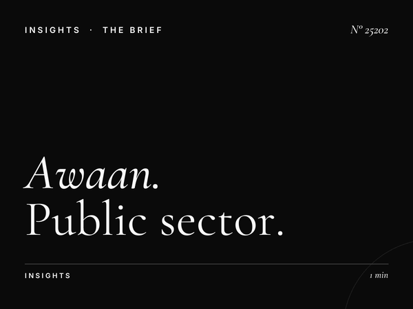 Awaan TV Government Services: Public Sector Broadcasting for Strategic Communication