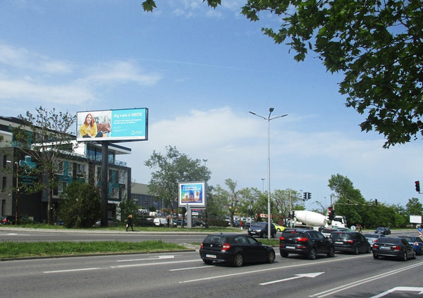 Megaboard 8x3, Transportna Str. - entrance Plaza MALL, Burgas, Bulgaria — image 2