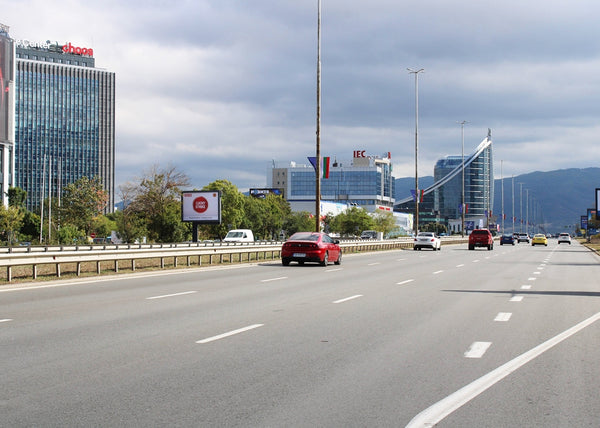 PIZA 4x3 Billboard, Tsarigradsko Shose Blvd. - after EXRO Center, in front of, Sofia, Bulgaria — image 2