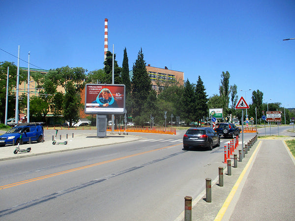 PIZA 4x3 Billboard, Ivan Vazov Blvd. - before Galeria MALL, in front of Zagorka, Stara Zagora, Bulgaria — image 2