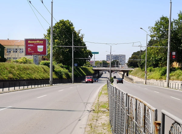 PIZA 4x3 Billboard, Lipnik Blvd. - Galeria Mall, after Kaufland, Praktiker, Ruse, Bulgaria — image 2
