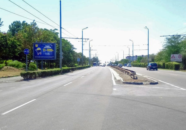 PIZA 4x3 Billboard, 14. Zahari Stoyanov Blvd. - opposite bl. 410, opposite EVN, Burgas, Bulgaria — image 2