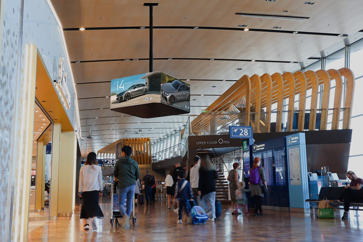 360-Degree Digital Cube, Schengen Area, Helsinki Airport