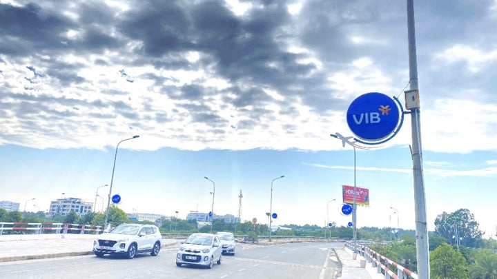 3D Logo, Approach road viaduct lên level 2, Hanoi