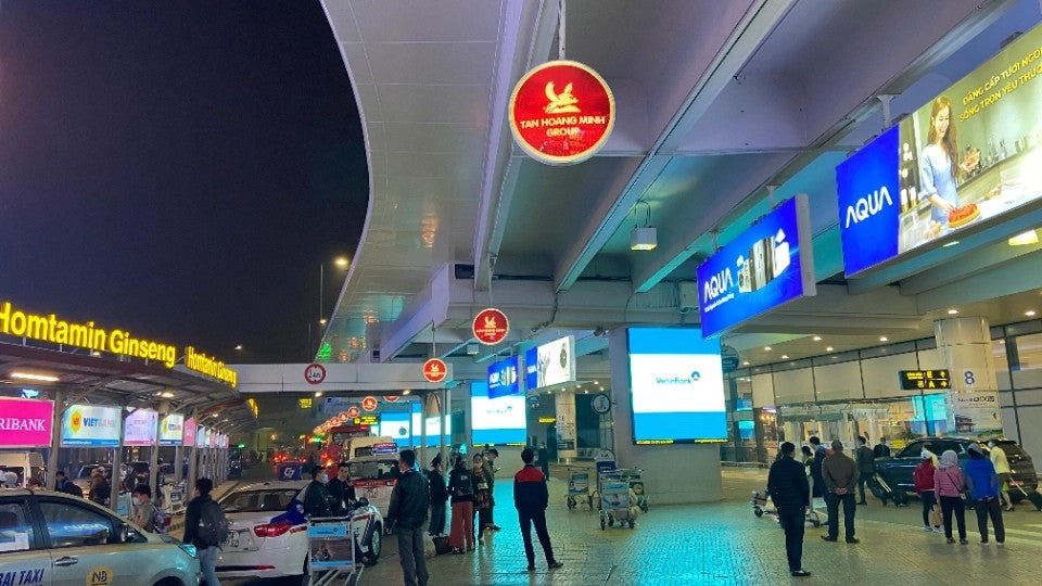 3D Logo, Logo ceiling-hung viaduct sảnh B, C, A, Hanoi