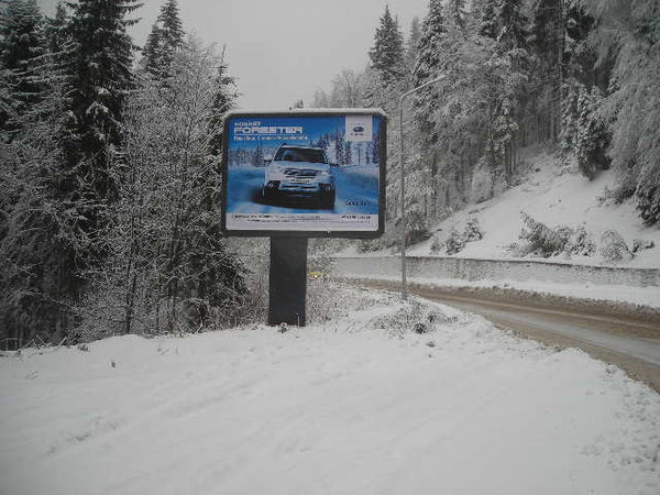 PIZA 4x3 Billboard, Pamporovo resort - between Monastery resort and the lift, Bulgaria — image 2