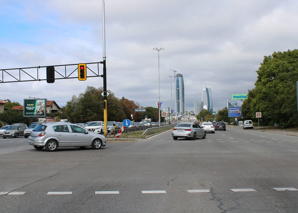 PIZA 4x3 Billboard, Tsarigradsko Shose Blvd. - Gorublyane intersection, opposite, Sofia, Bulgaria — image 2
