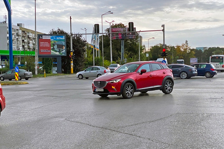 Scroller, G. M. Dimitrov Blvd. /Dragan Tsankov Blvd. - in front of OMV, Sofia, Bulgaria