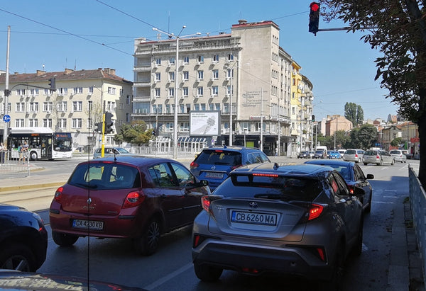PIZA 4x3 Billboard, Evlogi Georgiev Blvd. / Yanko Sakazov Blvd. - crossroad Sofia, Sofia, Bulgaria — image 2