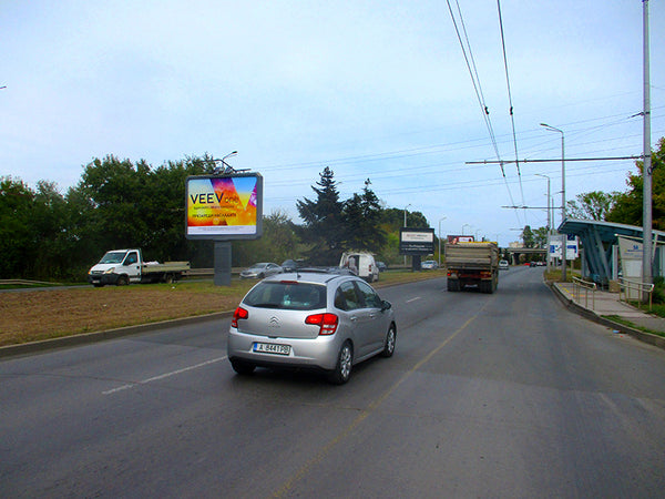 PIZA 4x3 Billboard, 12. Zahari Stoyanov Blvd. - sep. line in front of MrBricolage, Burgas, Bulgaria — image 2