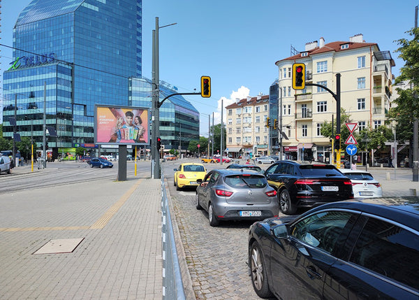 Scroller, Makedonia square - in front of Road Infrastructure Agency, Sofia, Bulgaria — image 2
