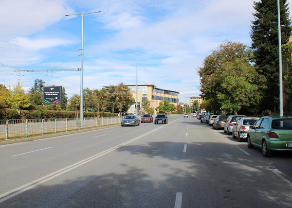 PIZA 4x3 Billboard, Arsenalski Blvd. - after crossroad Hemus H-l, City Center, Sofia, Bulgaria — image 2
