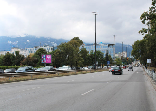 PIZA 4x3 Billboard, Nikola Vaptsarov Blvd. - before SofiaLand, Maleevi Complex, Sofia, Bulgaria — image 2