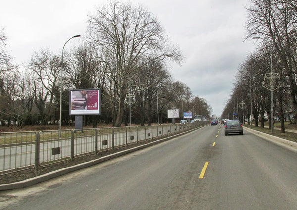 PIZA 4x3 Billboard, Vladislav Varnenchik Blvd. - after GRAND MALL, before Varna, Varna, Bulgaria — image 2
