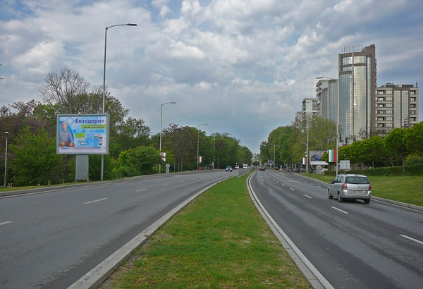 PIZA 4x3 Billboard, Kniaz Boris I Blvd. - towards Sport Palace, Varna, Bulgaria — image 2