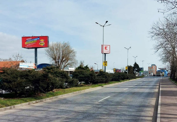 Megaboard 8x3, Transportna Str. - to Kaufland, LIDL, before Plaza MALL, Burgas, Bulgaria — image 2