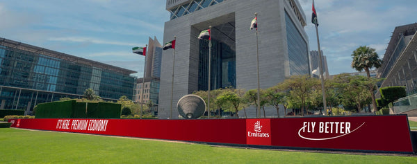 96-Metre LED Ribbon Screen, DIFC Gate, Dubai