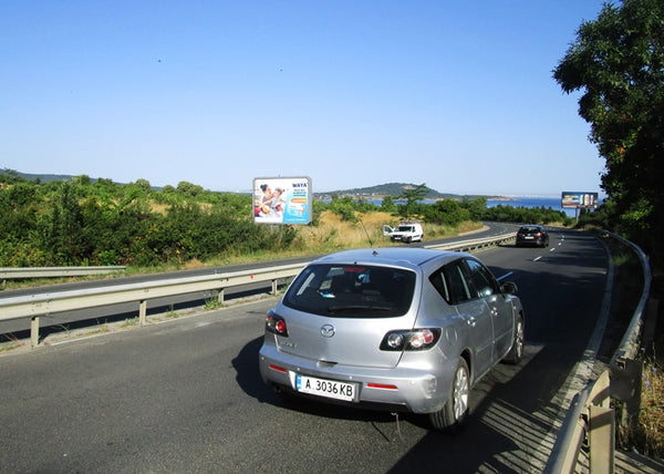 PIZA 4x3 Billboard, Burgas city - Sozopol city - entrance to the village of, Bulgaria — image 2