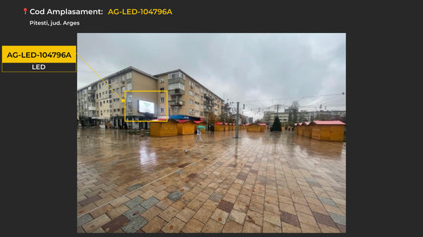 Pitesti Calea Bucuresti Digital LED Billboard, Romania — image 2