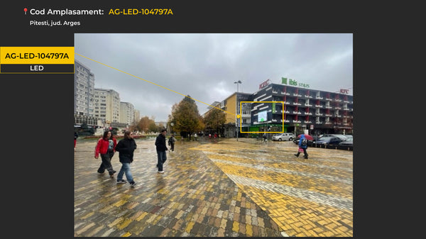 Pitesti Parcul Central Digital LED Billboard, Romania — image 2
