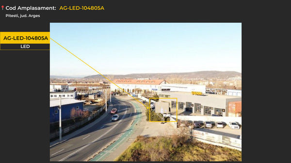Pitesti Strada Lanariei Digital LED Billboard, Romania — image 2