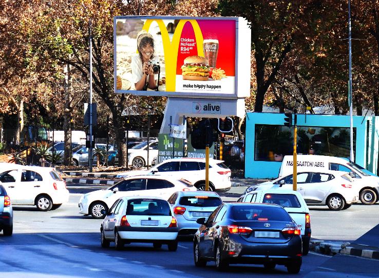 Jan Smuts Avenue Digital Screen, Rosebank