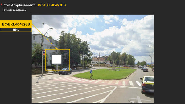 Onesti Oituz - G. Calinescu Backlit Billboard, Romania — image 3
