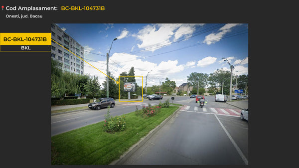 Onesti Oituz int. Perchiului Backlit Billboard, Romania — image 3