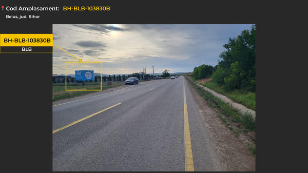 Beius Intrare in Beius dinspre Oradea Static Billboard, Romania — image 3