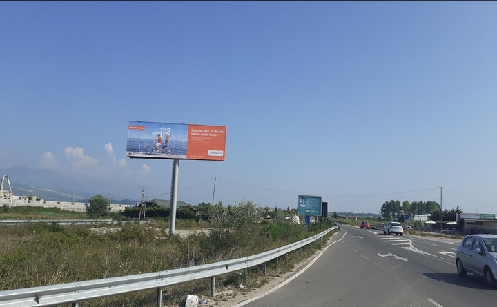 Ground Billboard Autos. F. Kruje Shkoder Ura Shtozebardhe, Kruje, Albania