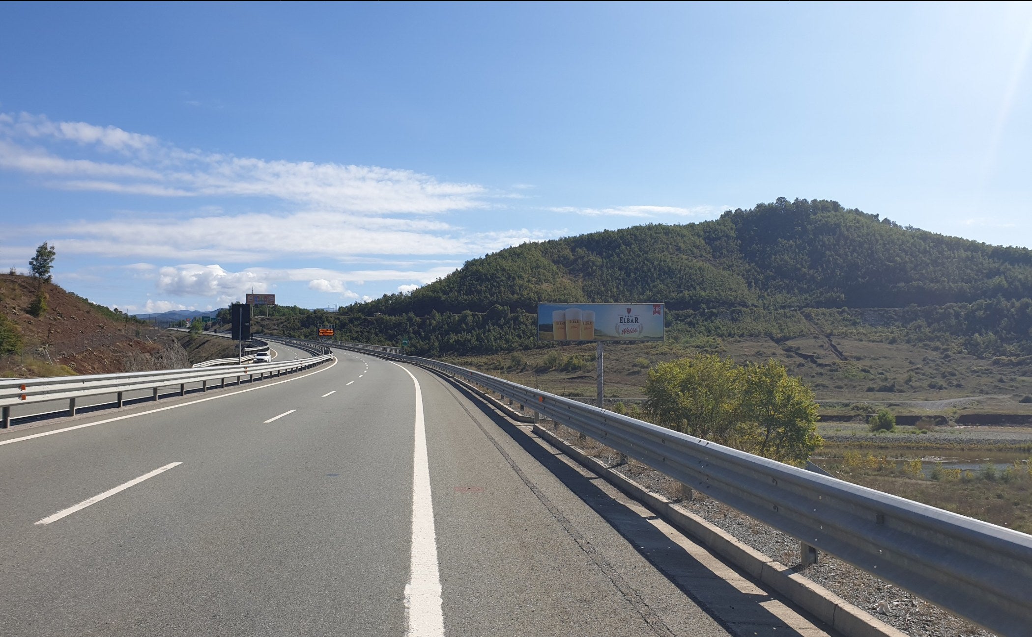 Ground Billboard Autostrada Milot Kalimash Mbikalimi Rreshen, Tirana, Albania