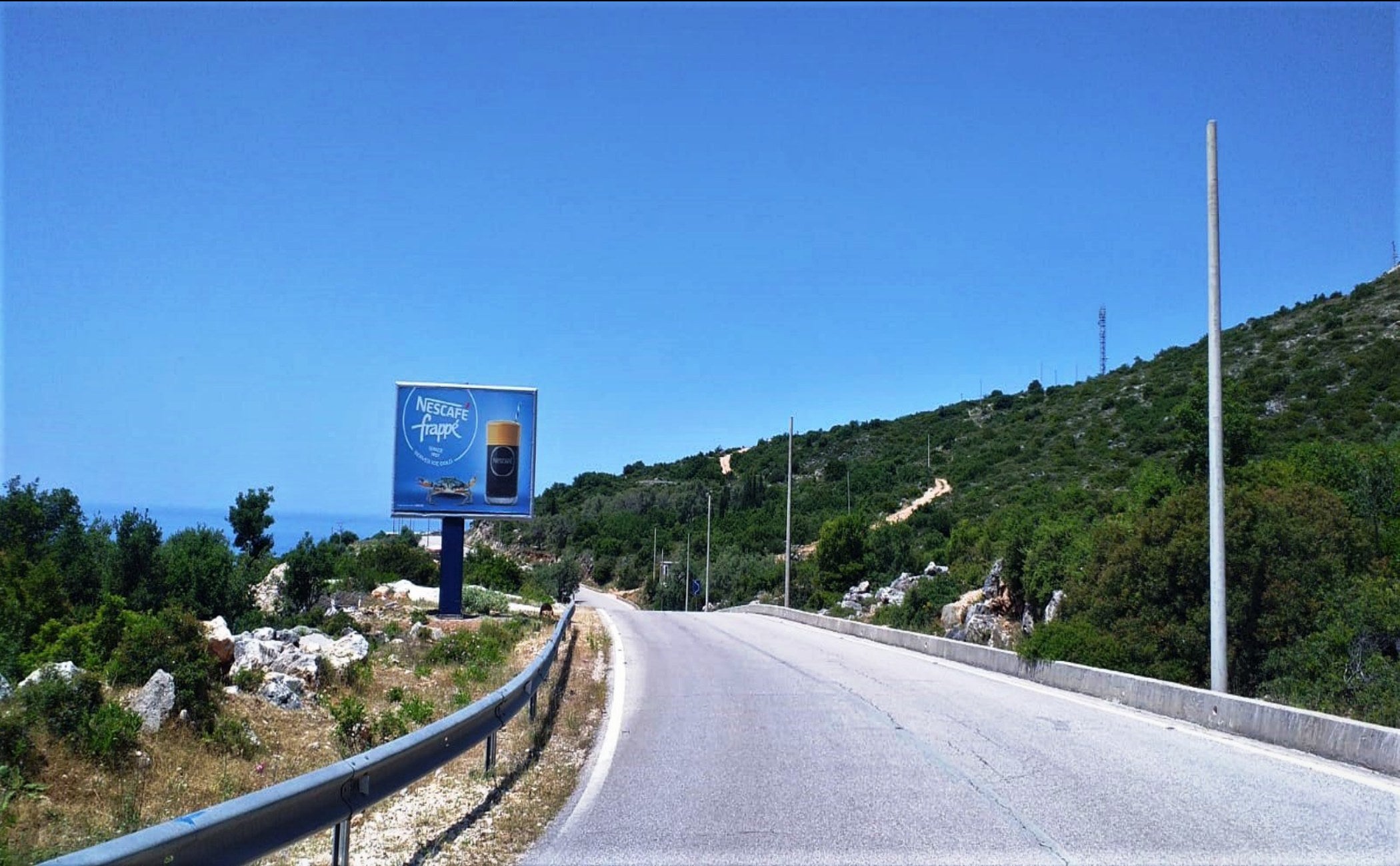 Billboard Dalje Dhermiut Per Himare, Tirana, Albania