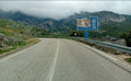Billboard Kthesa Rr.pasi Kalon Repartin Ushtarak Llogara Ii, Tirana, Albania