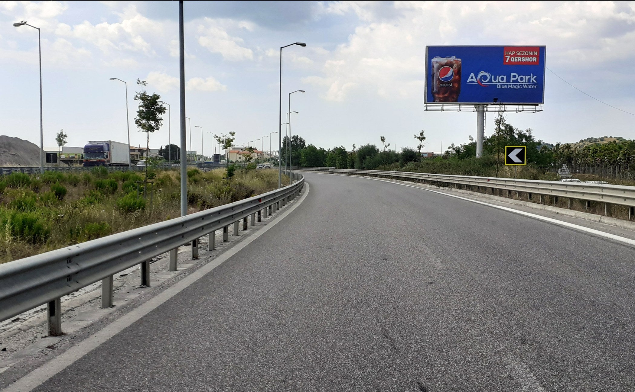 Ground Billboard Seg. Kavaje-rrogozhine Prane Ndermarrjes Se Inerte, Tirana, Albania