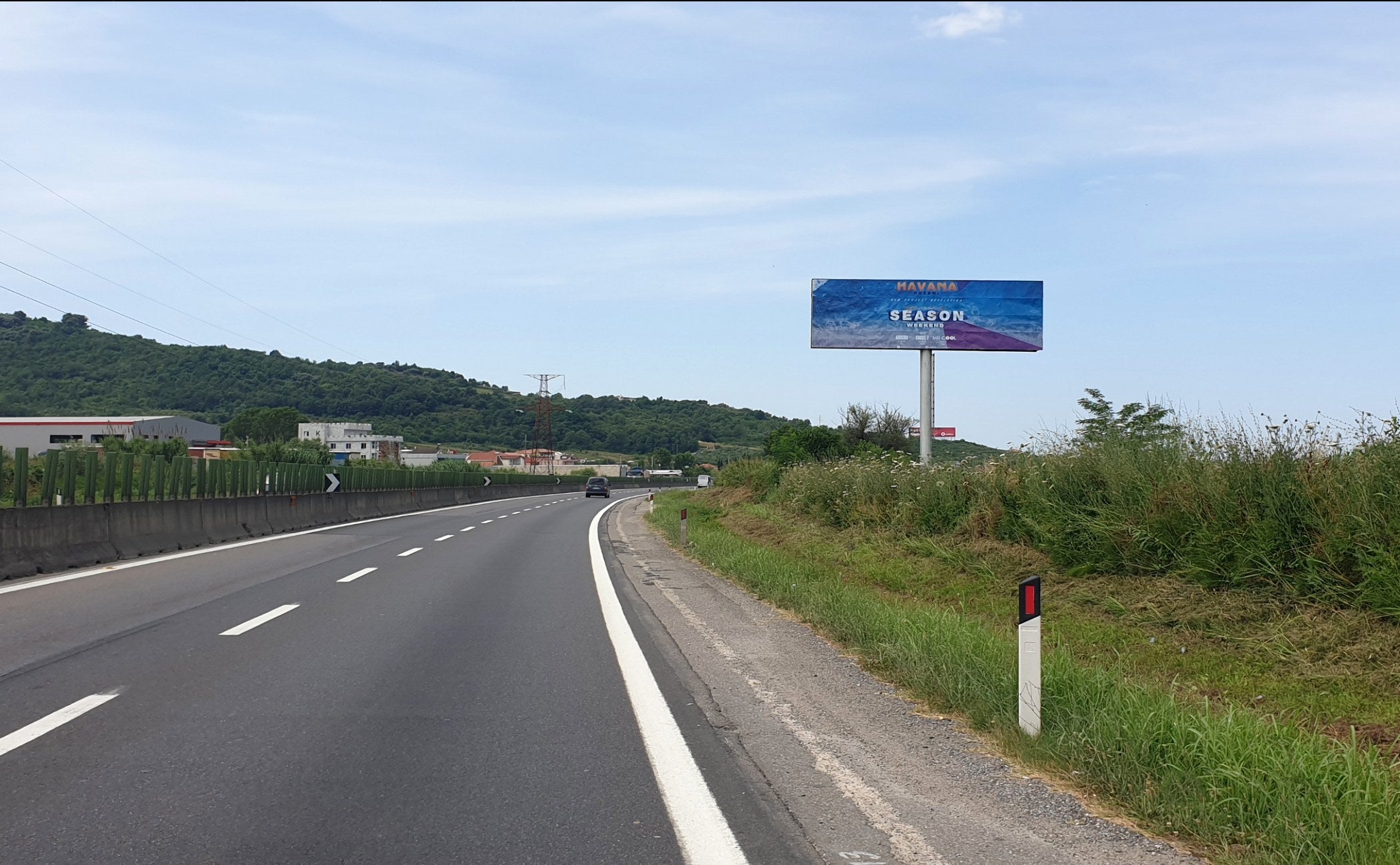 Ground Billboard Autost Tir- Durres Marikaj (e Para), Vore, Albania