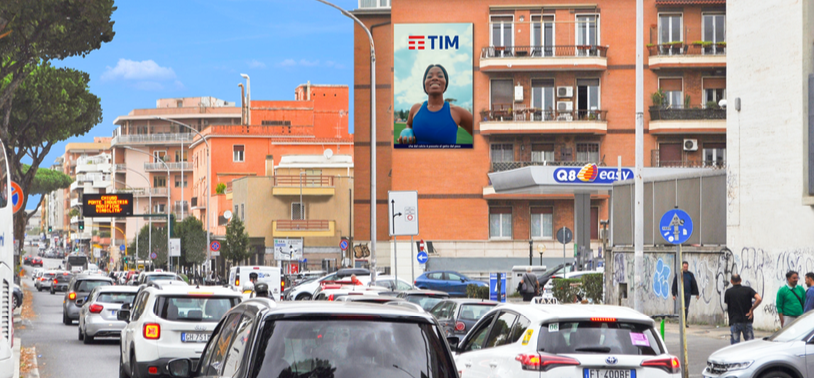 Circonvallazione Aurelia LED wallbanner — main view