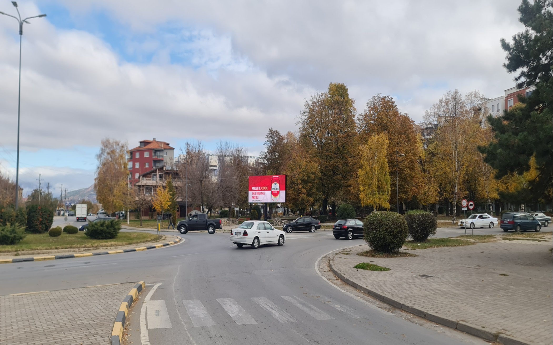 LED Screen Rrethrrotullimi Hyrje Korce, Korce, Albania