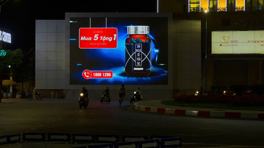 Roundabout five-way junction post office, Vietnam