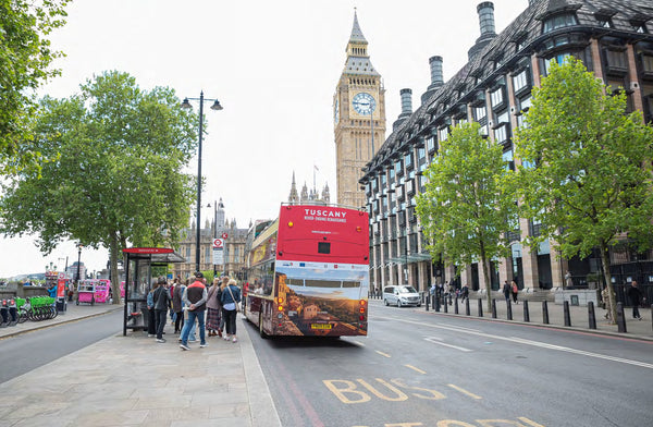 Mega Rear on Open-Top Tourist Buses, London — image 3