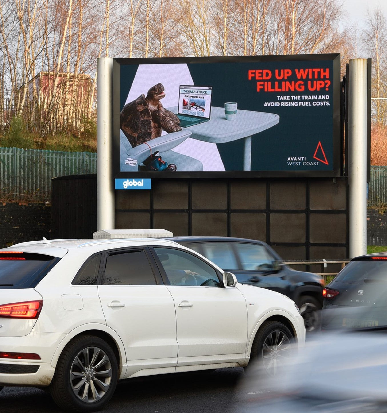 OOH placement at London D48s Digital Screen, London