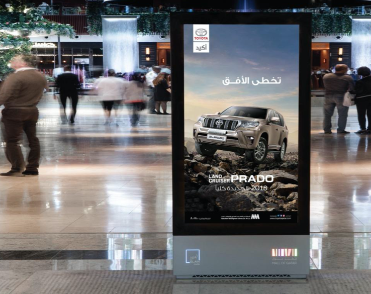 Mall placement at Mall of Qatar Digital MUPIs, Doha