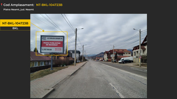 Piatra Neamt Petru Movila Backlit Billboard, Romania — image 3