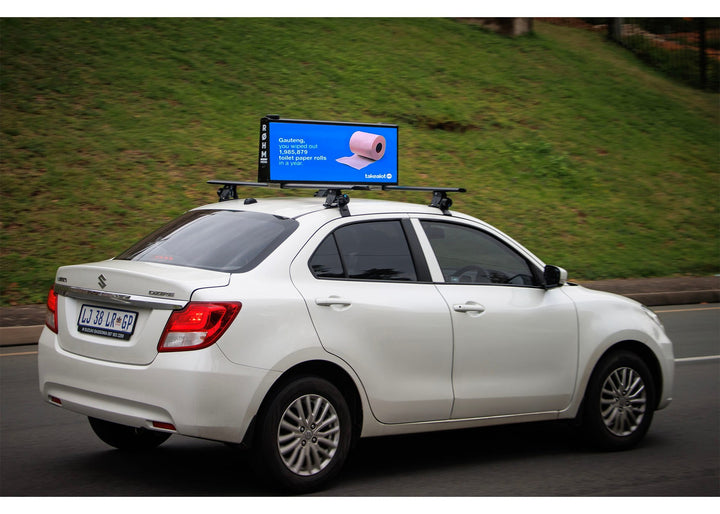 Cartop Digital Screen Fleet (30 Vehicles), Johannesburg