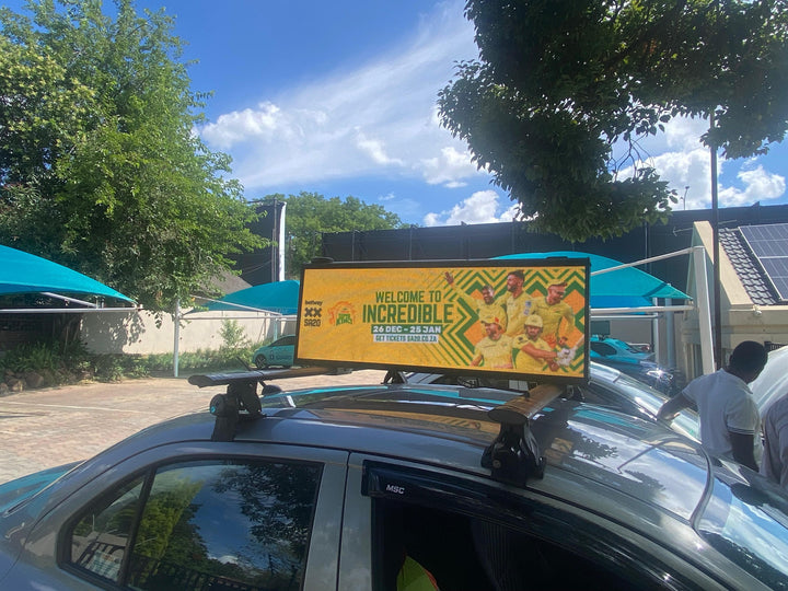 Cartop Digital Screen Fleet (100 Vehicles), Johannesburg