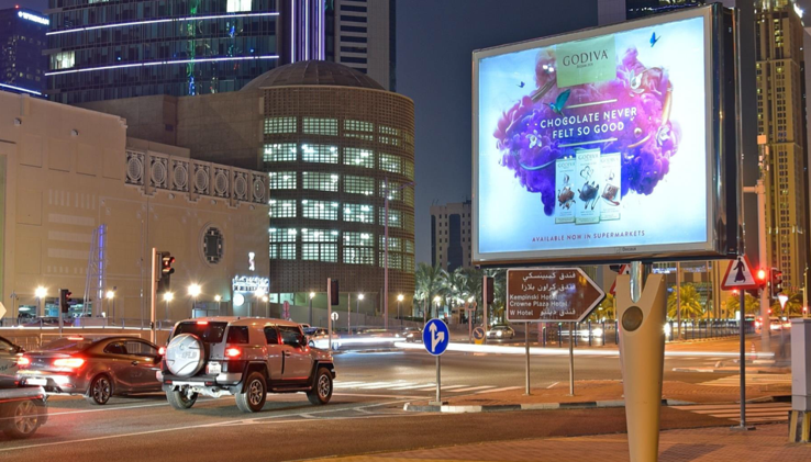 OOH placement at Retail Static Mega, Doha