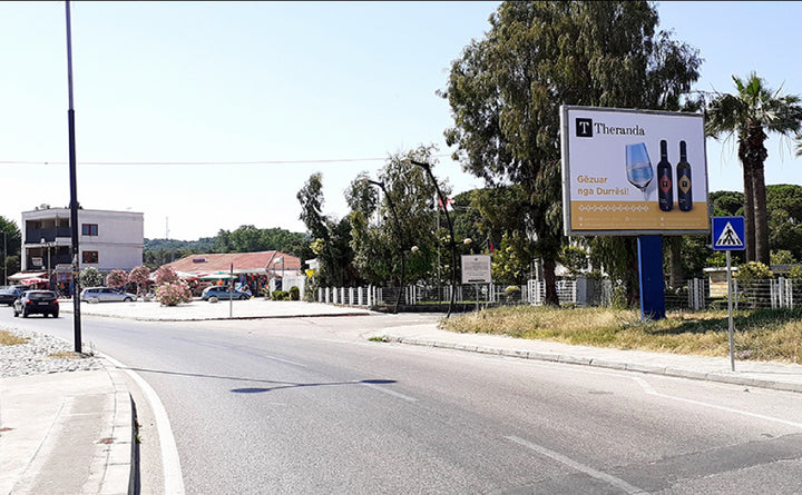 Billboard Para Hyrjes Kavalishences, Durres, Albania