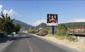 Billboard Unaza E Re Prane Shinave Te Trenit Ura, Elbasan, Albania