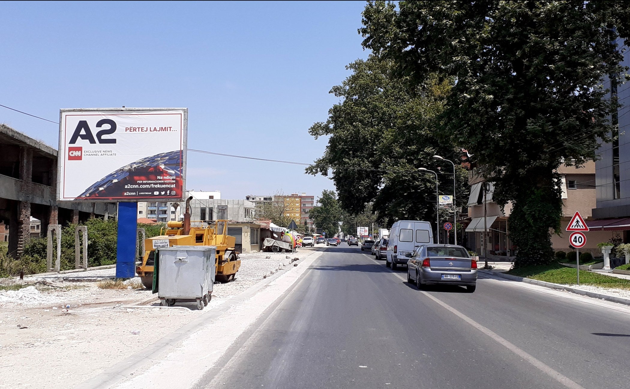 Billboard Rr. Dalje Per Vlore Prane Karburantit.r Petrol, Fier, Albania