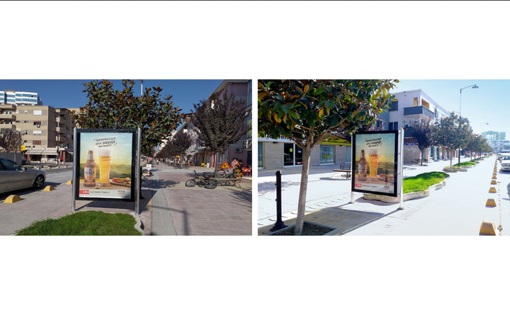 City Light, 2 faces Blv Tek Raiffesen Bank, Fier, Albania