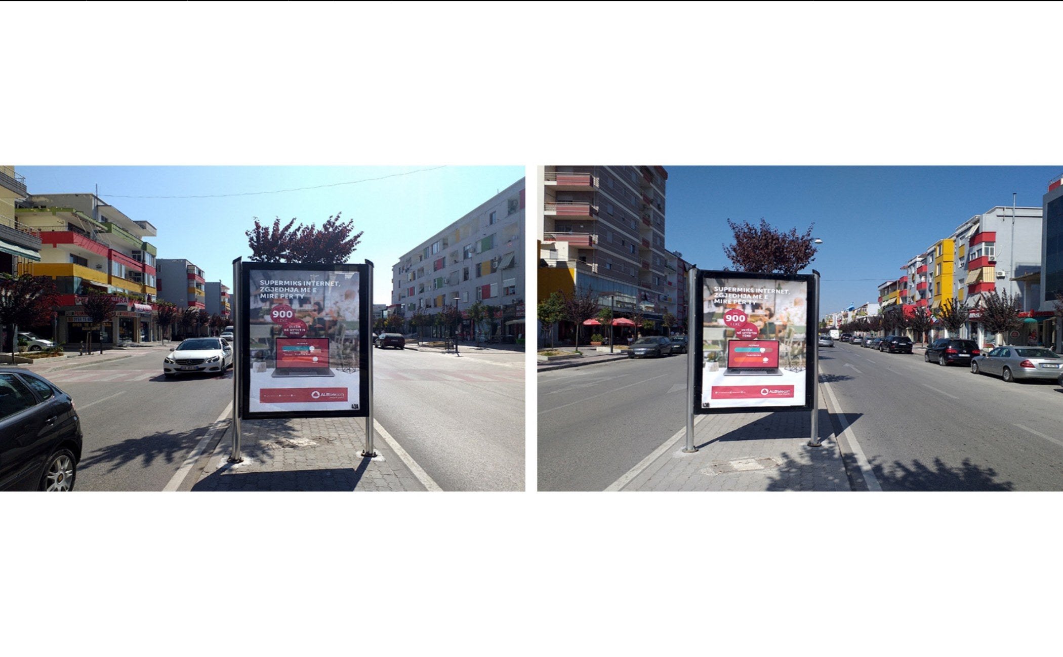 City Light, 2 faces Trotuari I Mesit, Fier, Albania